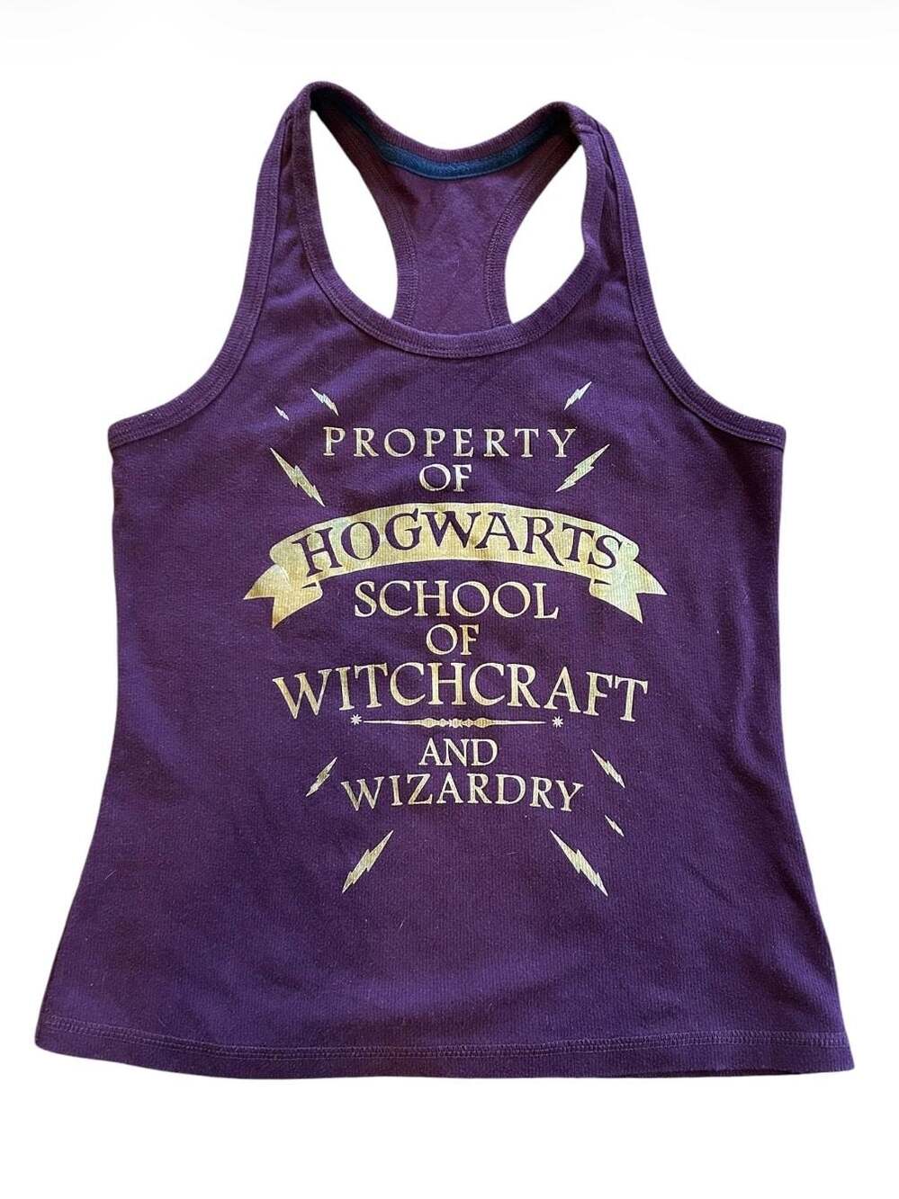 Harry Potter Property of Hogwarts School of Witchcraft and Wizardry Racerback Ta